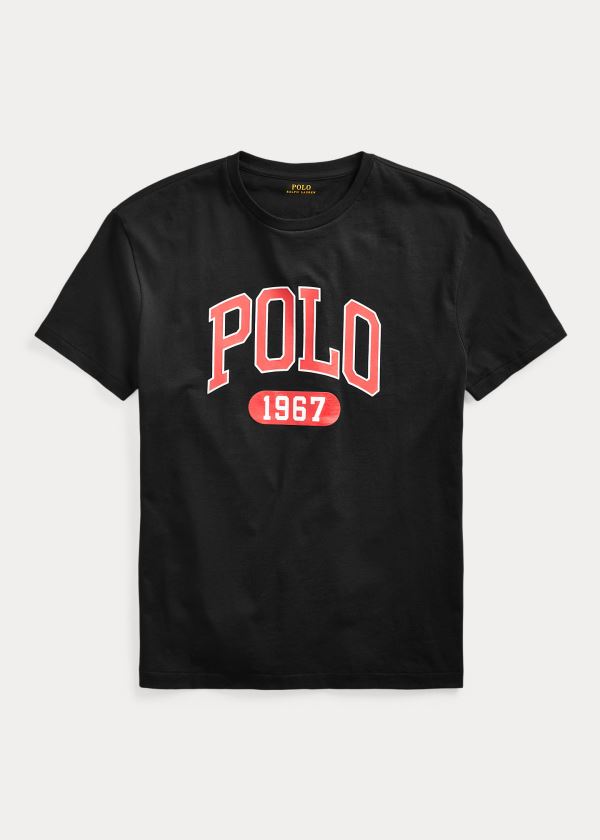 Men's Polo Ralph Lauren Custom Slim Fit Logo T Shirts | 836295AFN